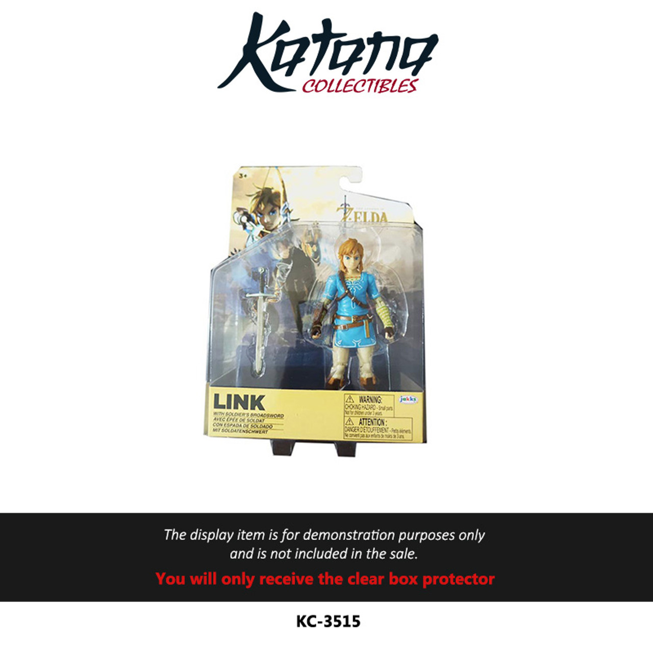 Katana Collectibles Protector For Jakks Link Action Figure (Legend of Zelda) Breath of the Wild