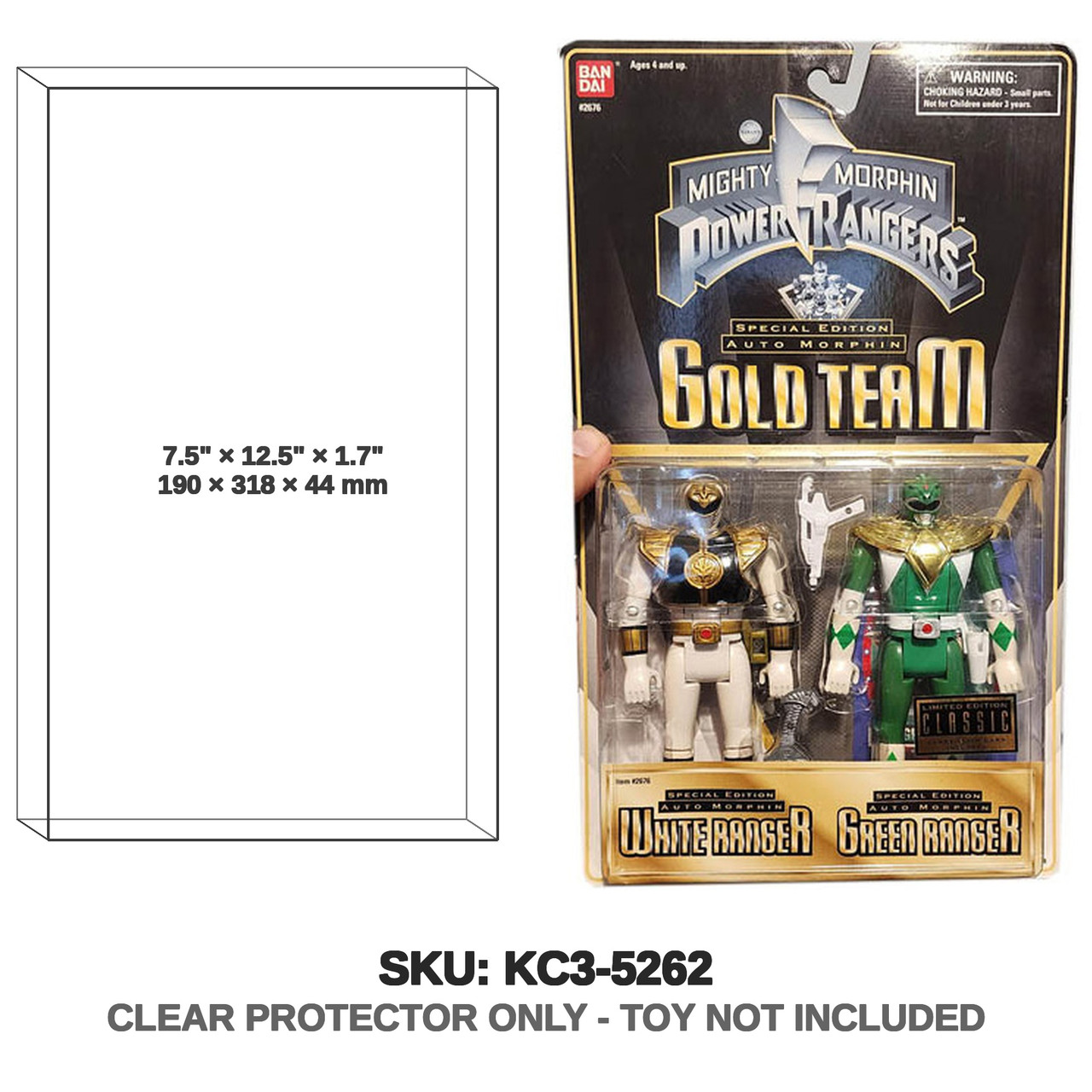 Bandai Power Rangers Special Edition Auto Morphin Gold Team Figures