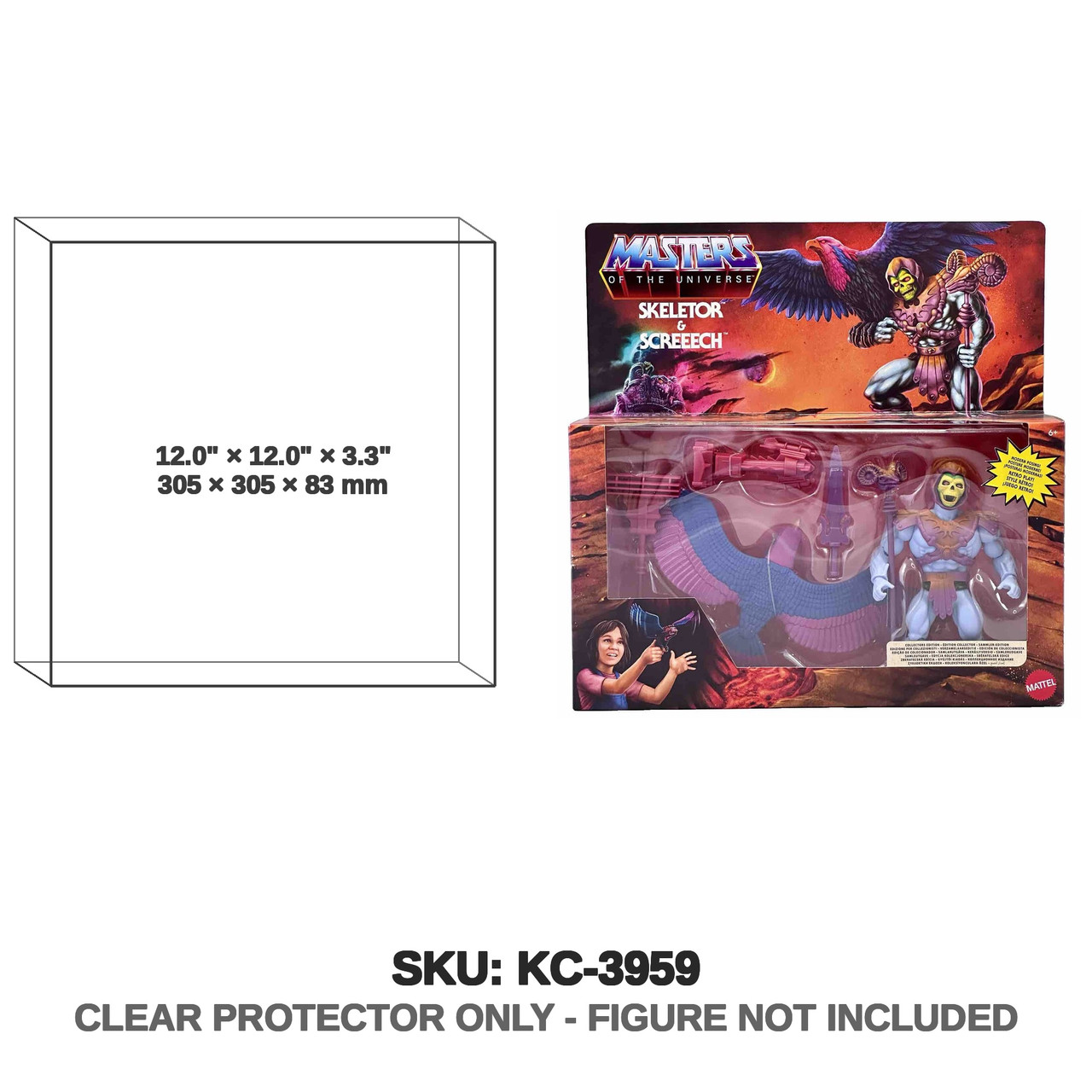 Mattel Masters of the Universe Skeletor and Screech