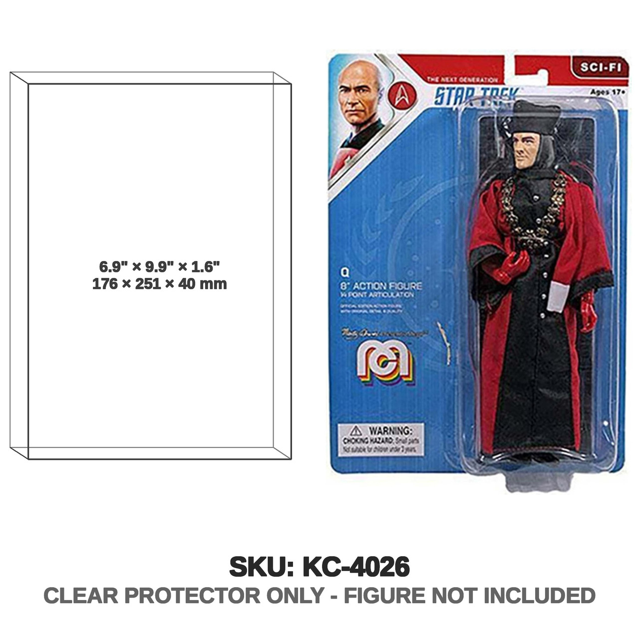 Mego Star Trek 8 Inch Action Figure Q