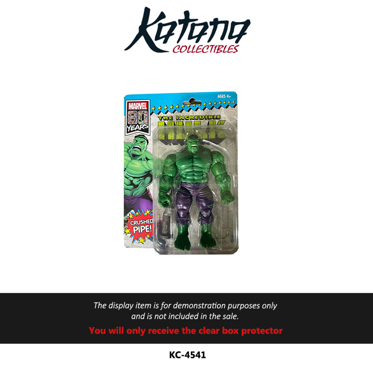Katana Collectibles Protector For Marvel Legends Retro Carded Hulk