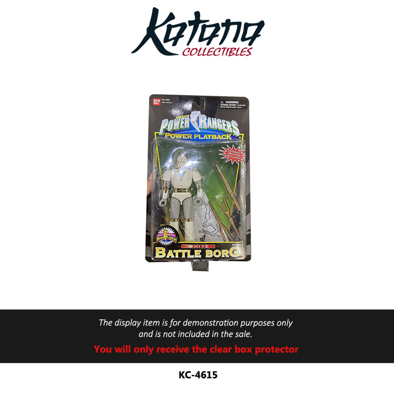 Katana Collectibles Protector For Power Rangers White Battle Borg Figure