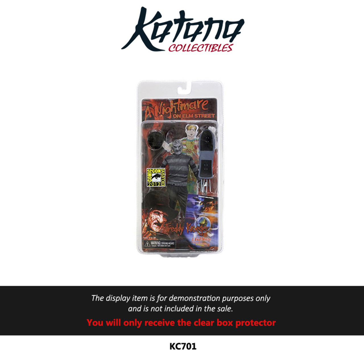 Katana Collectibles Protector For NECA B&W Freddy Krueger Figure