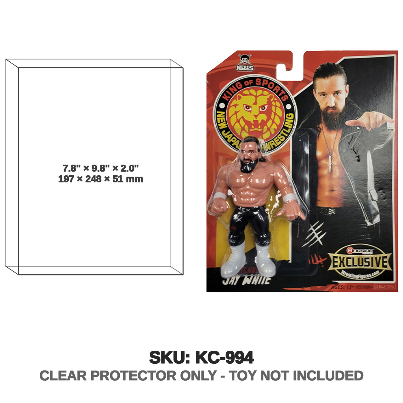 Chella Toy New Japan Pro-Wrestling Ringside exclusive Jay White Black Tights