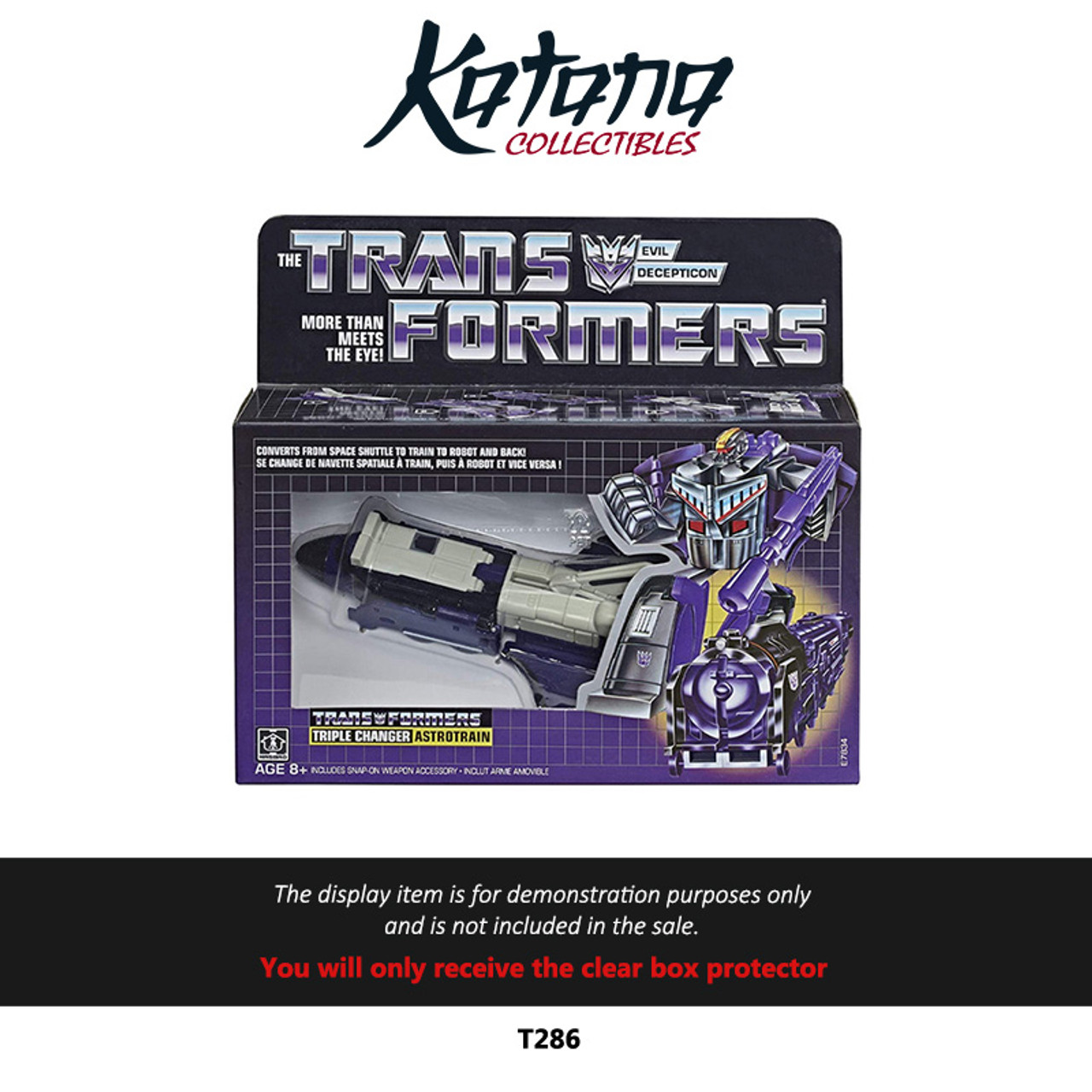 Katana Collectibles Protector For Transformers Astrotrain G1 Triple Changer Figure