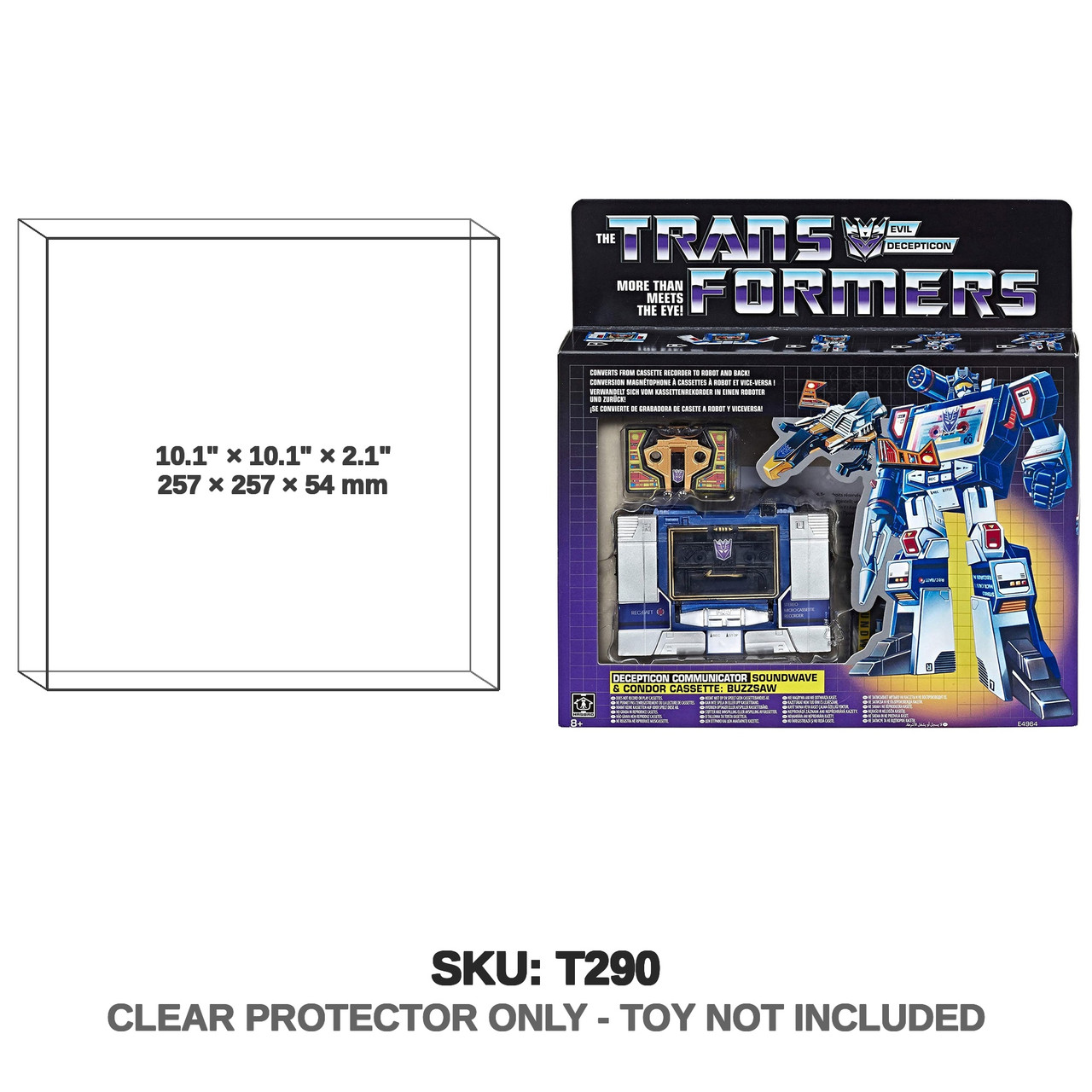 Soundwave Transformers Decepticon Communicator Figure