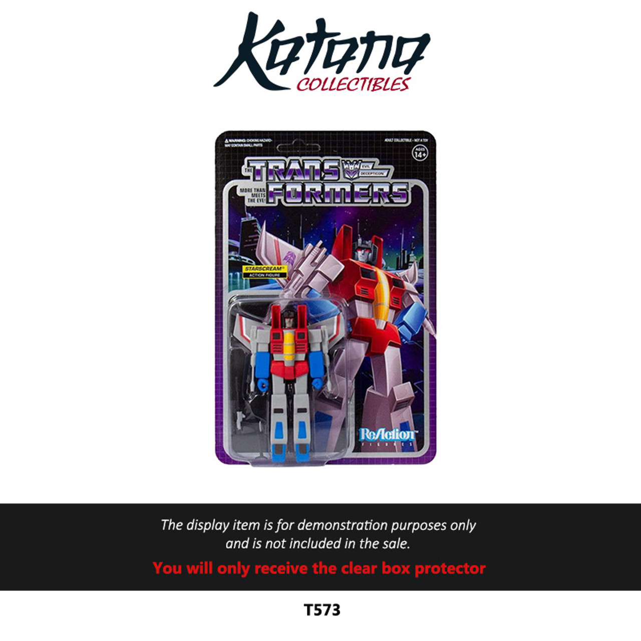 Katana Collectibles Protector For Transformers Reaction Starscream Figure