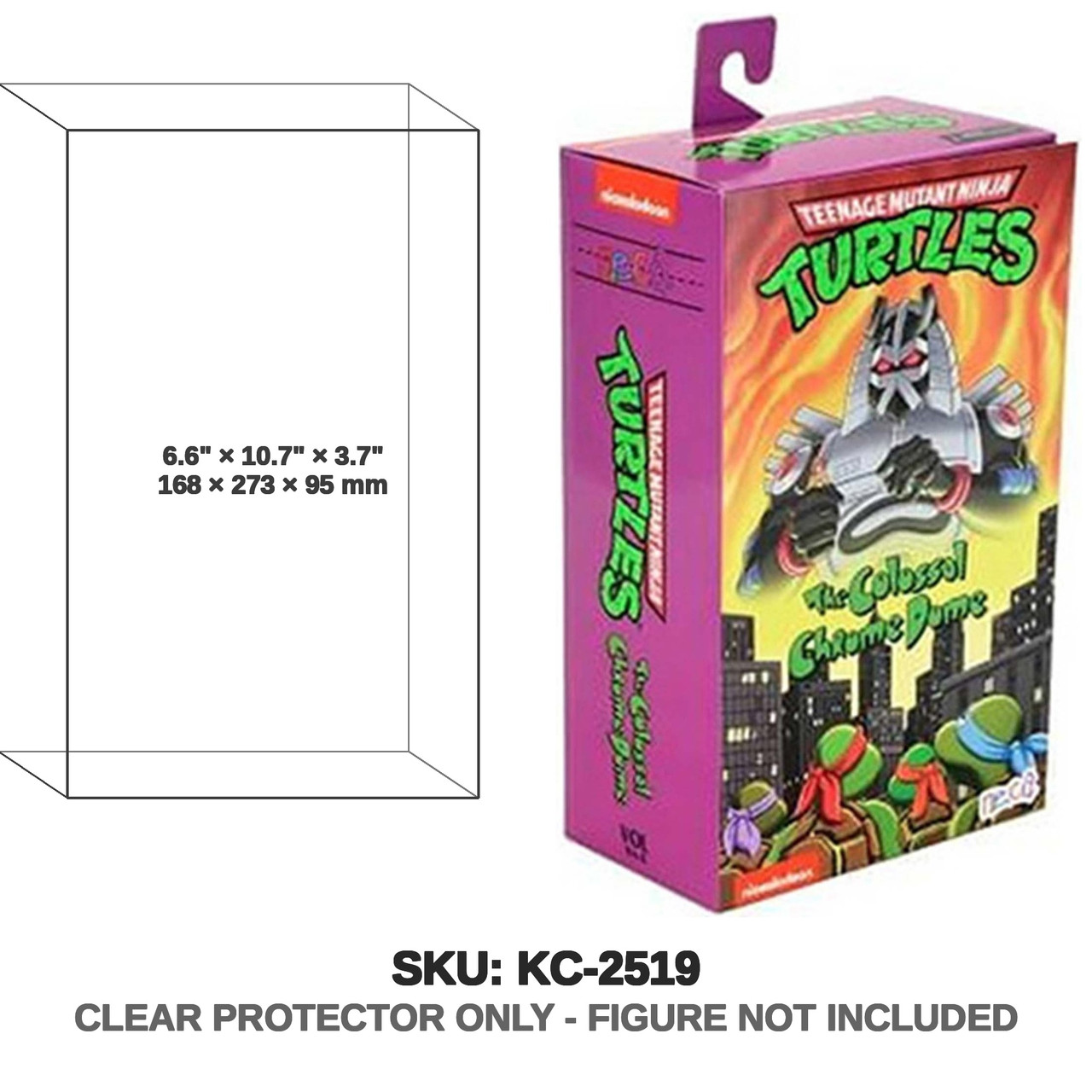 The Colossal Chrome Dome TMNT Figure