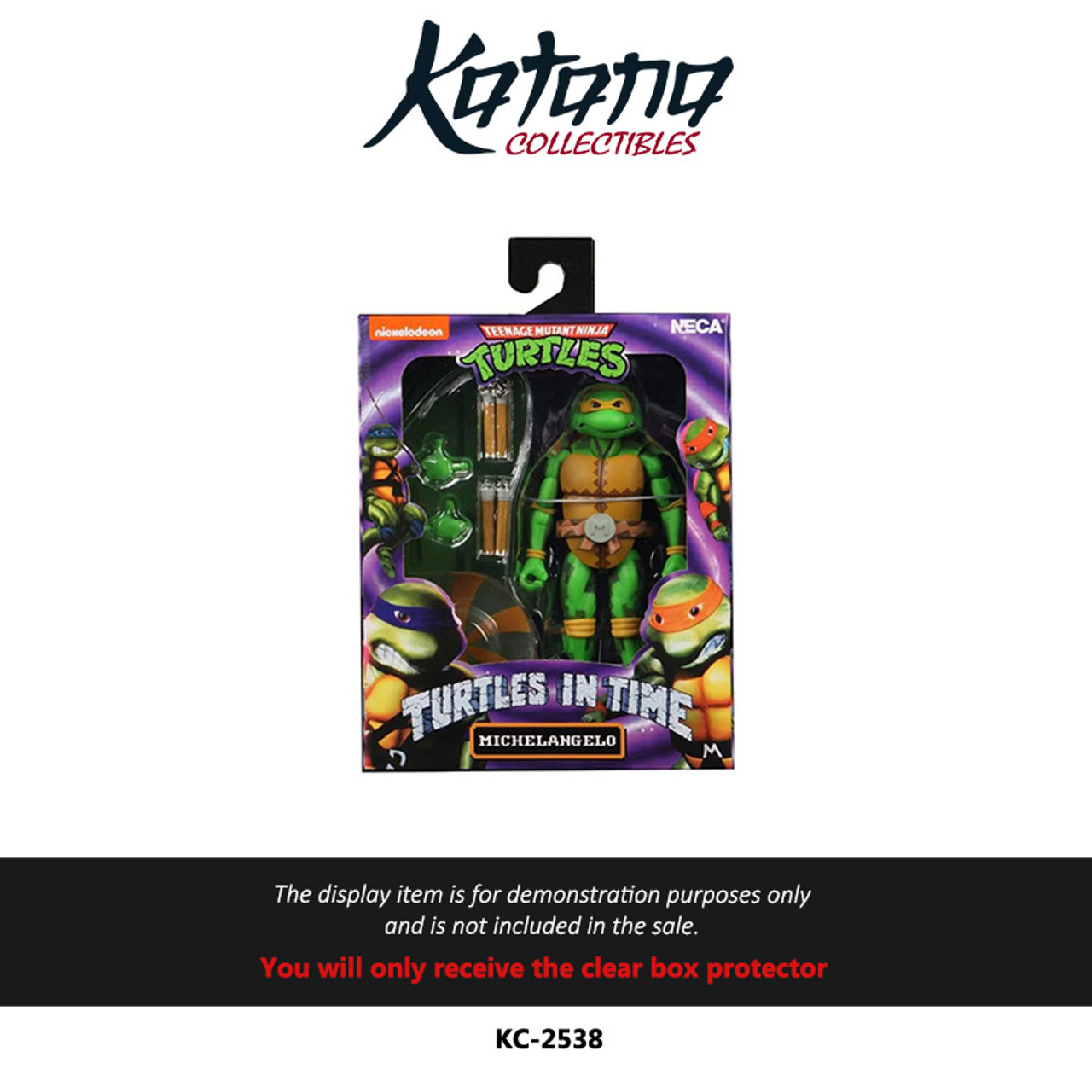 Katana Collectibles Protector For NECA Teenage Mutant Ninja Turtles Turtles in Time 4-Pack Figures