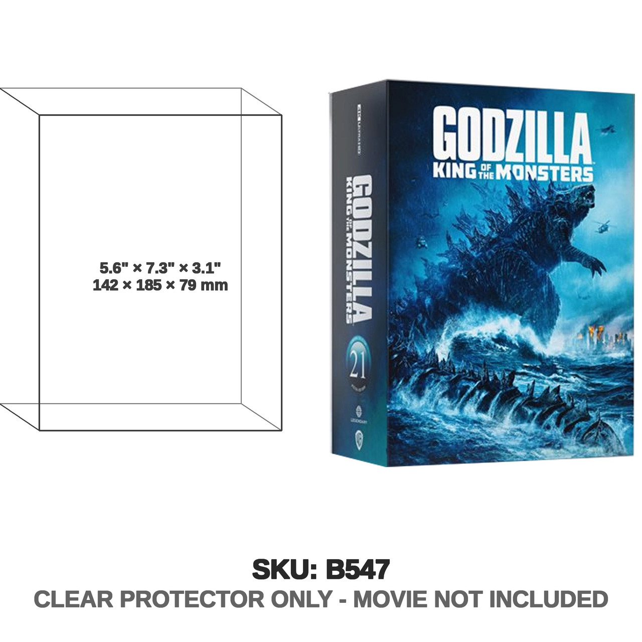 Filmarena Godzilla King of Monsters Blu-ray Hardbox