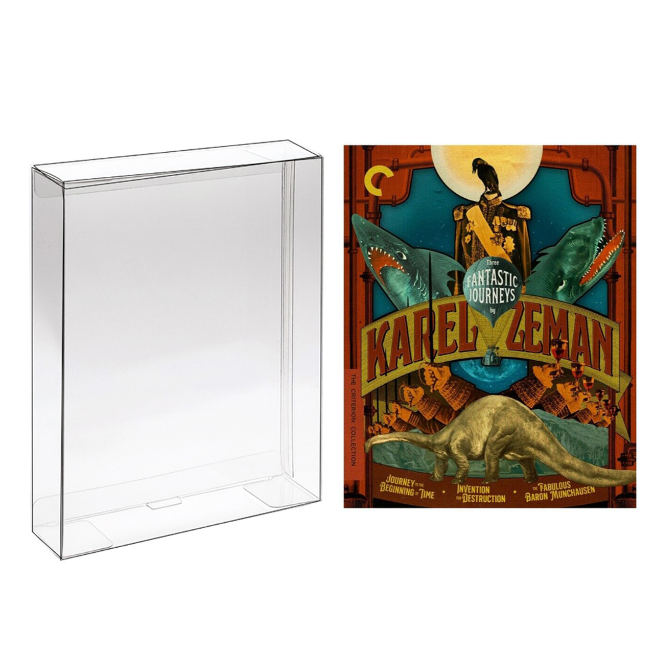 Katana Collectibles Protector For The Criterion Collection -  Blu Ray Karel Zemons Three Fantastic Journeys