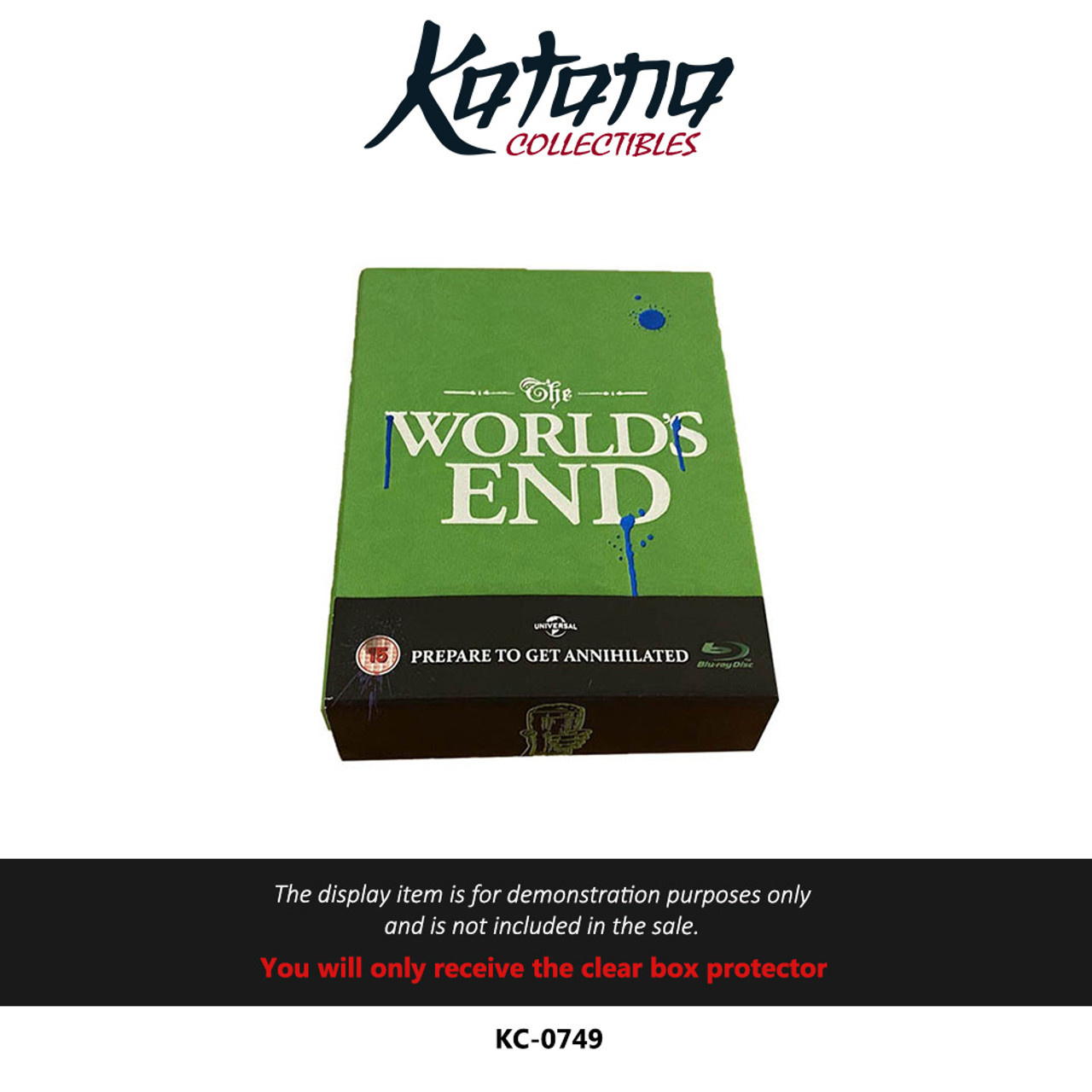 Katana Collectibles Protector For The World's End Blu ray Disc