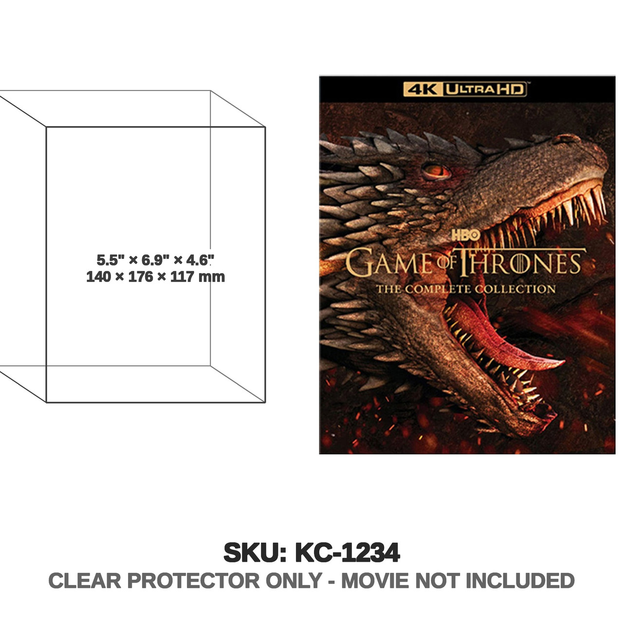 HBO Game of Thrones 4K Complete Collection Box Set