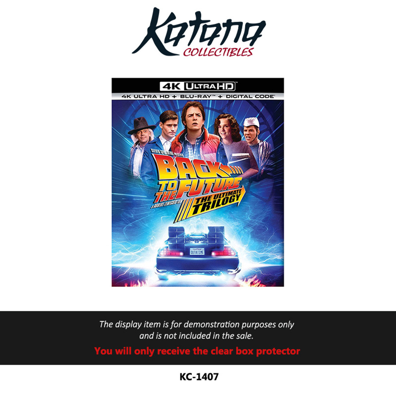 Katana Collectibles Protector For Back To The Future: The Ultimate Trilogy 4K UHD