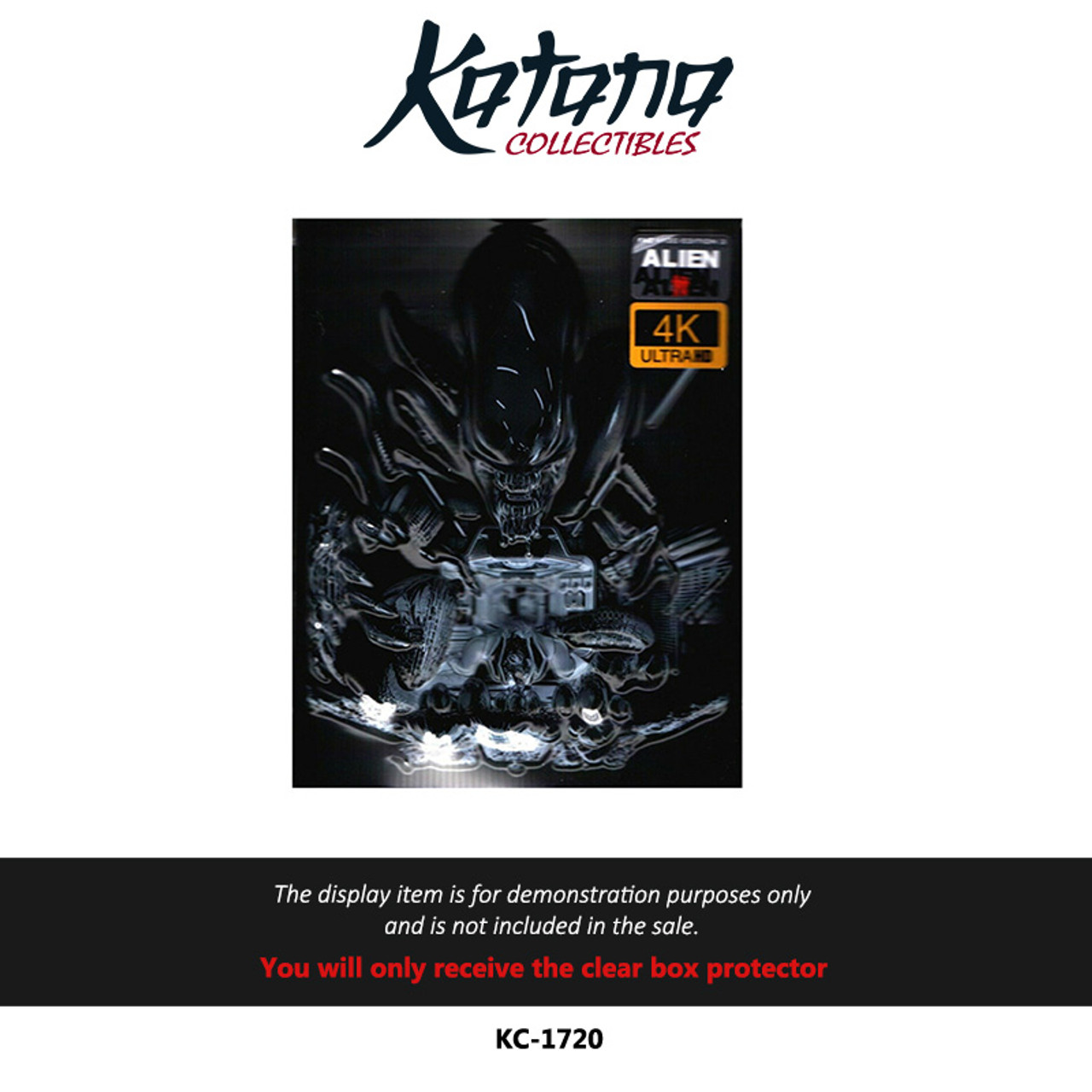 Katana Collectibles Protector For Filmarena Alien 4K XL 3D Embossed Full Slip SteelBook Blu-ray