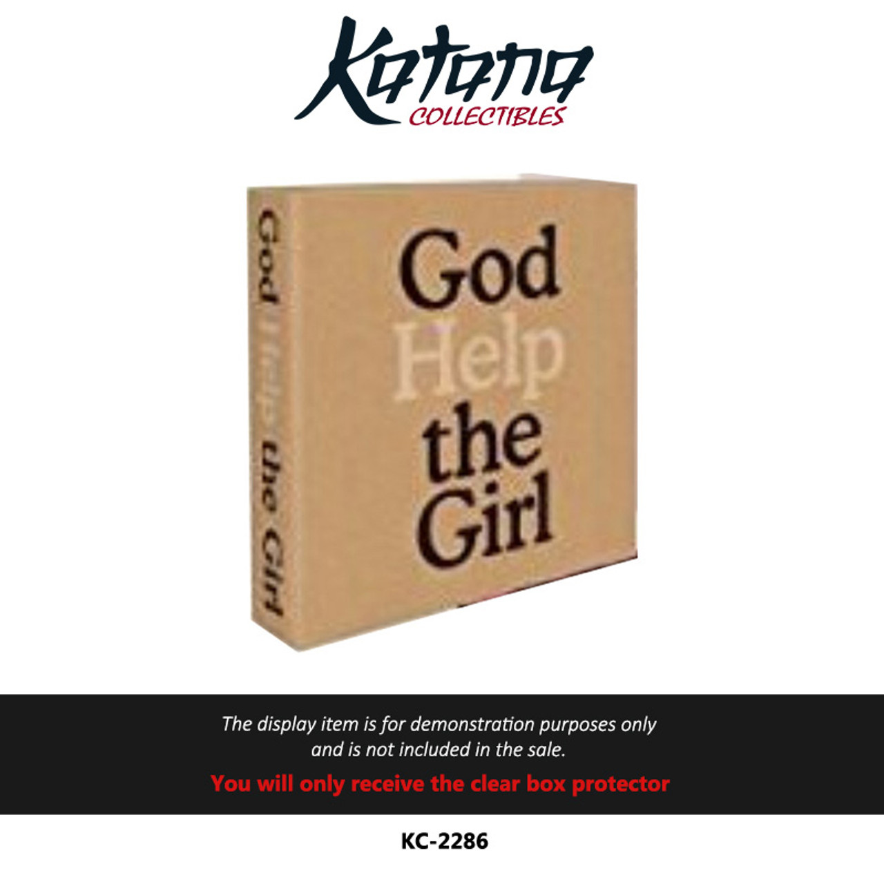 Katana Collectibles Protector For God Help the Girl Blu Ray Amazon Exclusive Limited Edition