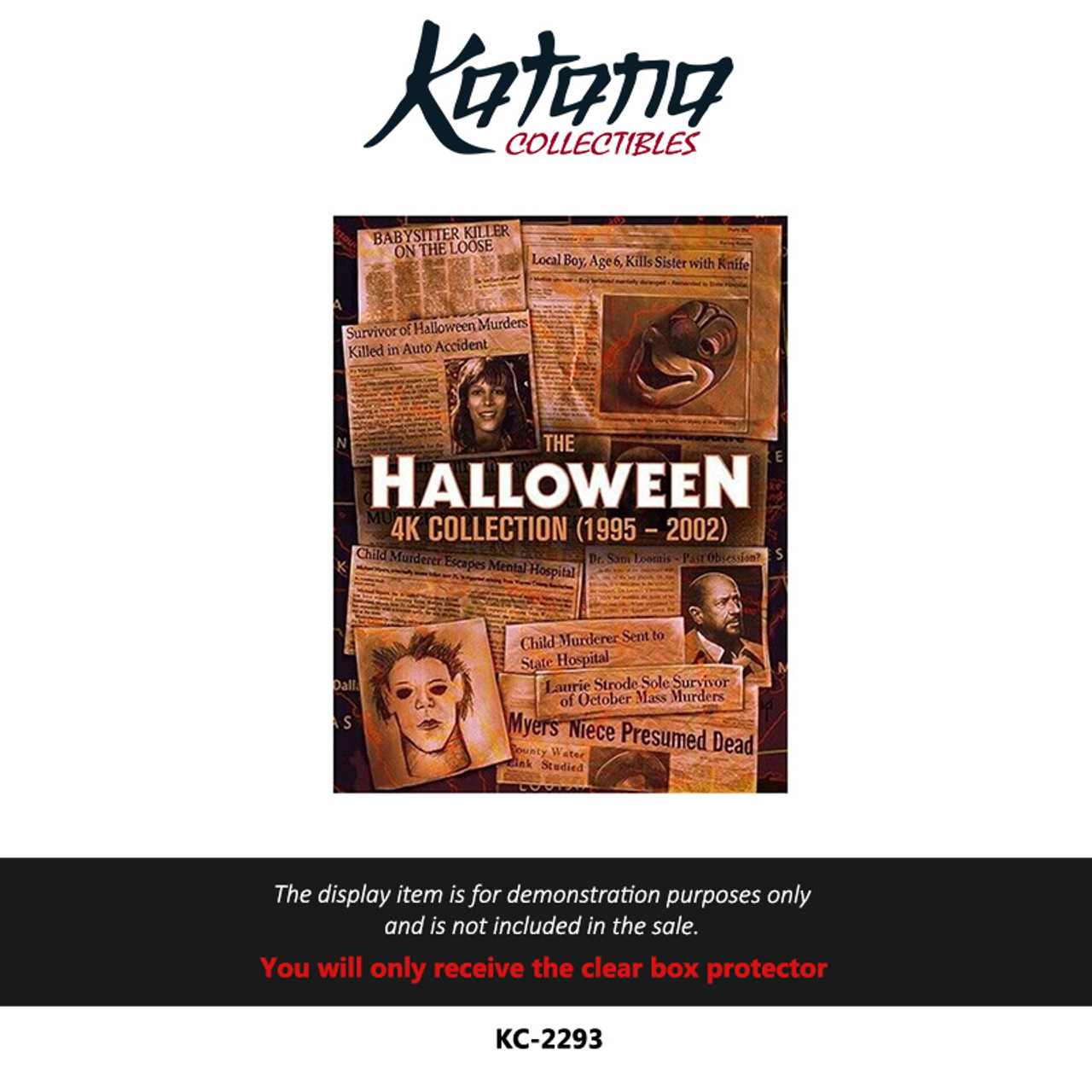 Katana Collectibles Protector For Halloween 4K Collection Box Set (1995 - 2002)