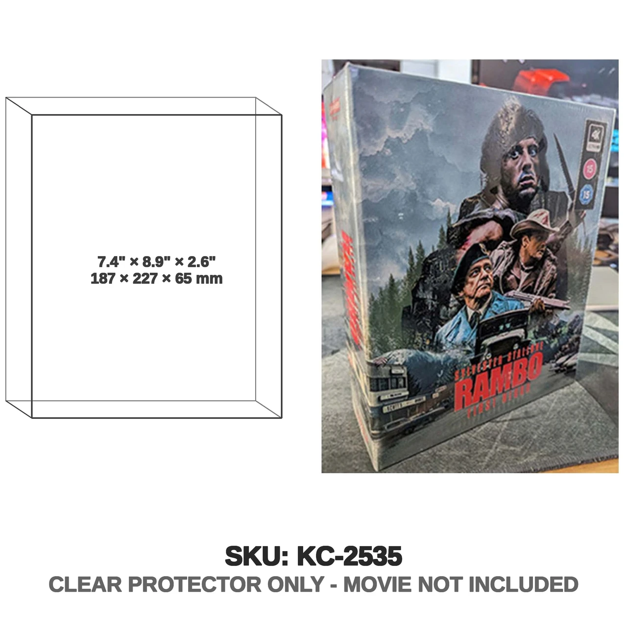 Rambo First Blood 4K UHD Steelbook Collector's Edition