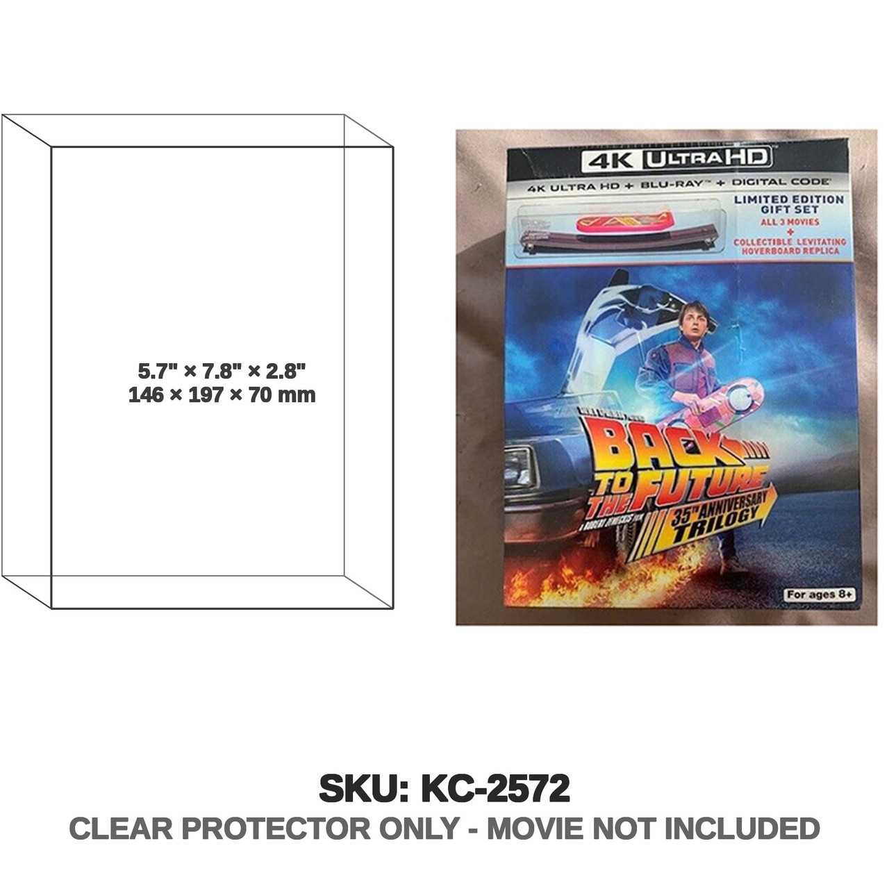 Universal Back to the Future Trilogy 4K UHD Amazon Exclusive