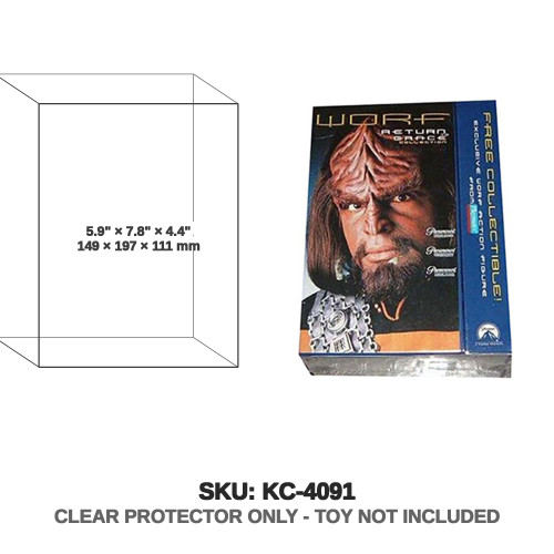Worf: Return to Grace Collection – VHS w/ Exclusive Governor Worf (Playmates 4.5 inch Figure)