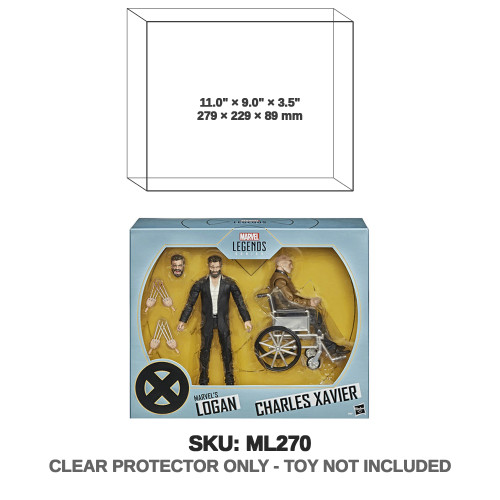 Marvel Legends X-Men Series Logan and Charles Xavier Figures Marvel Legends X-Men Series Logan and Charles Xavier Figures