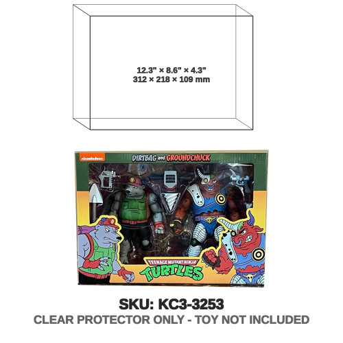 Playmates Teenage Mutant Ninja Turtles Dirtbag and Groundchuck Figures
