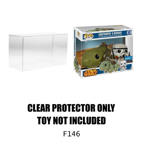 Protector For Funko Pop Star Wars Duo Sandtrooper & Dewback