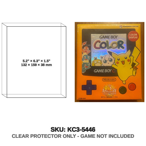 3Rd Anniversary Pocket Monsters Gameboy Color 1999 (Pokémon Center Japanese Exclusive)