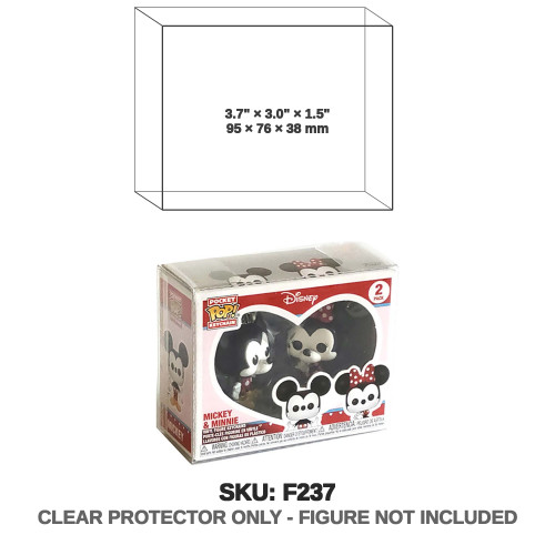 Mickey & Minnie Disney Pocket Pop! Keychain 2-Pack