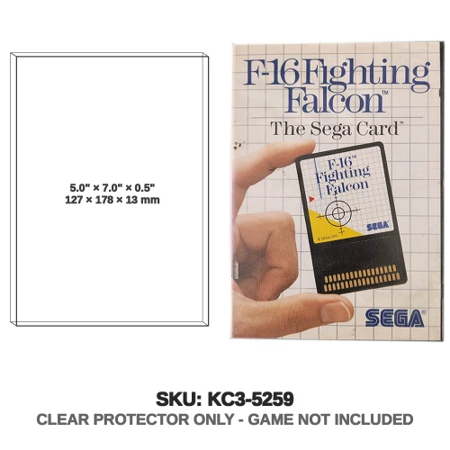 F-16 Fighting Falcon Sega Master System Card
