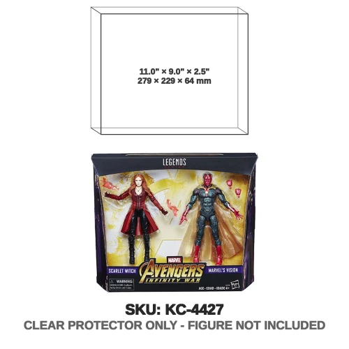Scarlet Witch and Vision Marvel Legends Figures