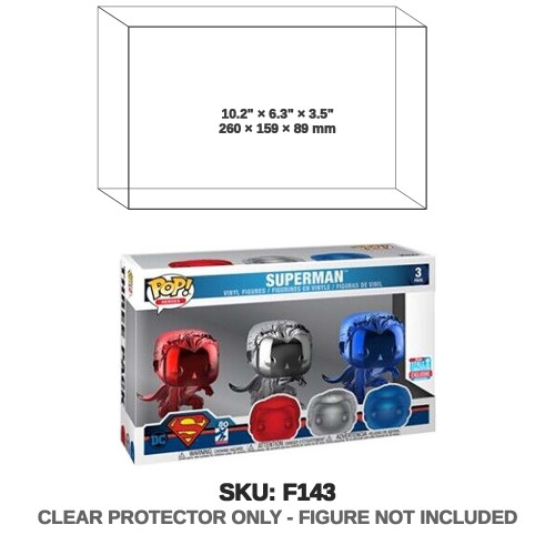 Funko Pop! Superman Chrome 3 Pack