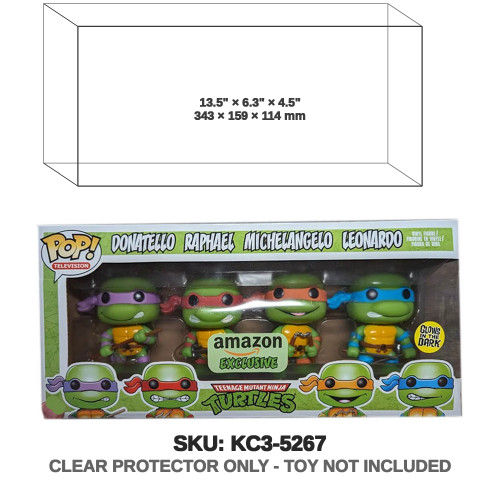 Funko Teenage Mutant Ninja Turtles Pop! 4-Pack GITD Amazon Exclusive