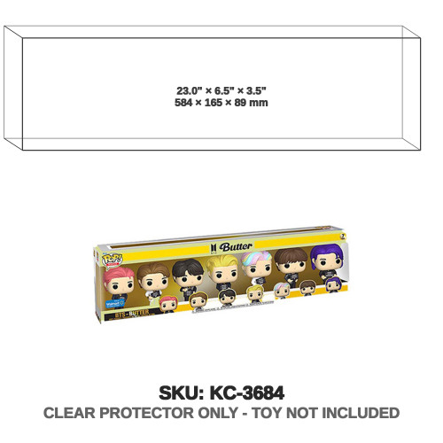 Funko Pop! Rocks: BTS - Butter - 7pk (Walmart Exclusive) Funko Pop! Rocks: BTS - Butter - 7pk (Walmart Exclusive)