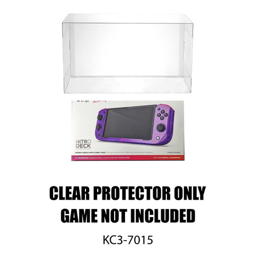 Protector For Limited Run Games x CRKD Nitro Deck Limited Edition Atomic Purple With Carry Case