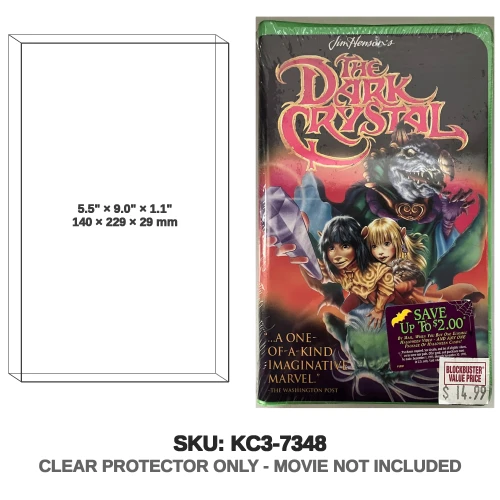 Universal The Dark Crystal VHS Green Clamshell