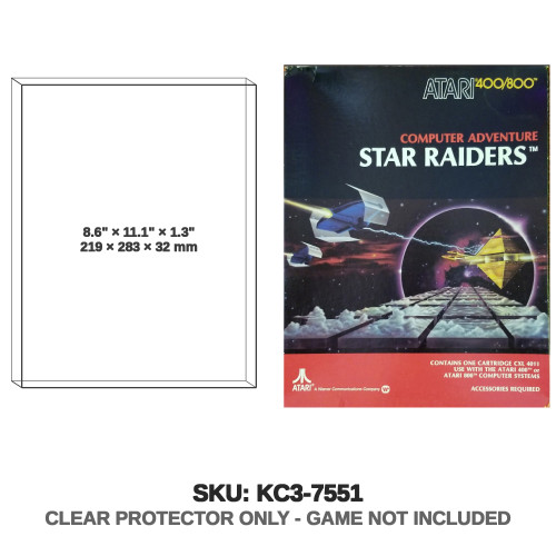 Atari 400/800 Computer Big Black Game Box