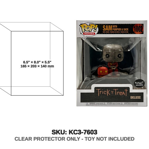 Funko Pop! Deluxe Trick r Treat Sam with Pumpkin & Sack Spirit Halloween Exclusive Funko Pop! Deluxe Trick r Treat Sam with Pumpkin & Sack Spirit Halloween Exclusive