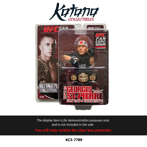 Katana Collectibles Protector For Round 5 UFC Ultimate Collector UFC Fan Expo 2011 Exclusive Geogers St Pierre (GS8P)