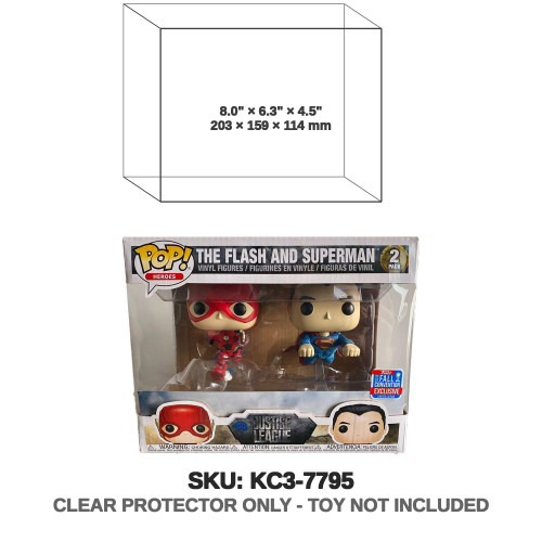 Funko Pop! Flash and Superman 2 pack