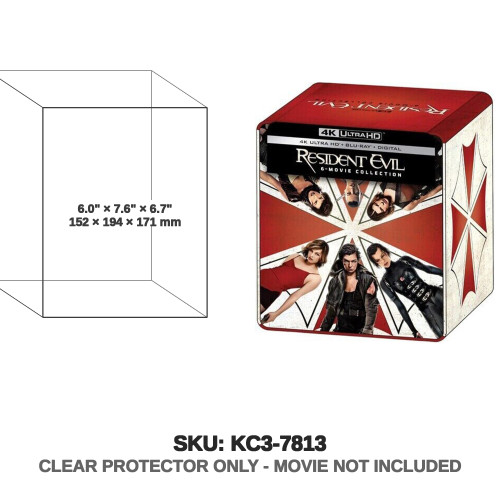 Resident Evil: 6-Movie Collection [New 4K UHD Blu-ray] With Blu-Ray| Steelbook