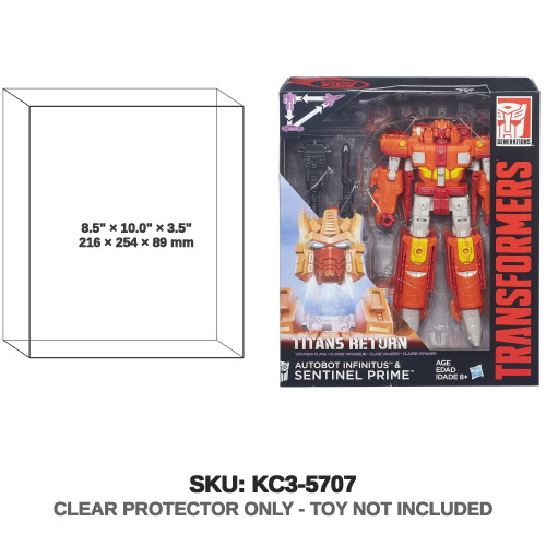Infinitus & Sentinel Prime Transformers Titans Return Figure
