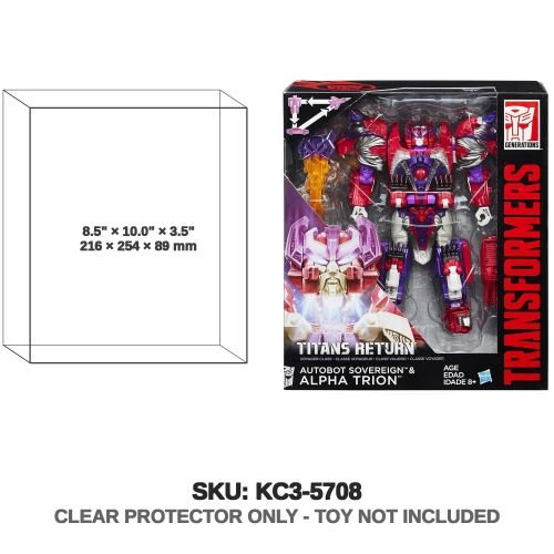 Sovereign & Alpha Trion Transformers Titans Return Figure