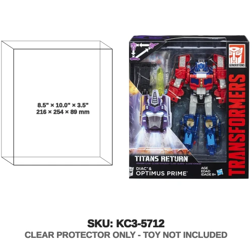 Diac & Optimus Prime Transformers Titans Return Figures