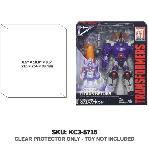 Nucleon & Galvatron Transformers Titans Return Figure