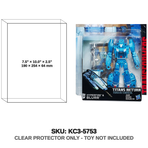 Hyperfire & Blurr Transformers Titans Return Figure
