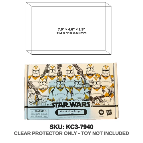 Hasbro Star Wars The Vintage Collection Phase II Clone Trooper 3.75 inch Action Figure 4-Pack