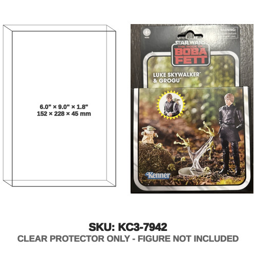 Luke Skywalker & Grogu Star Wars Vintage Collection Book of Boba Fett Deluxe Target Exclusive