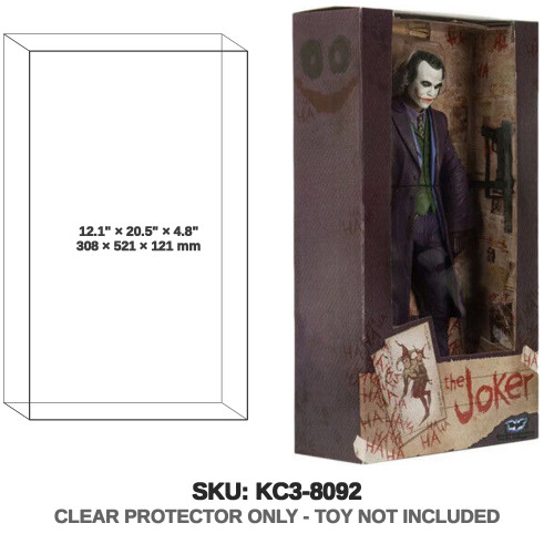 NECA The Dark Knight Joker 1/4 Scale 18 Inch Heath Ledger Batman Action Figure