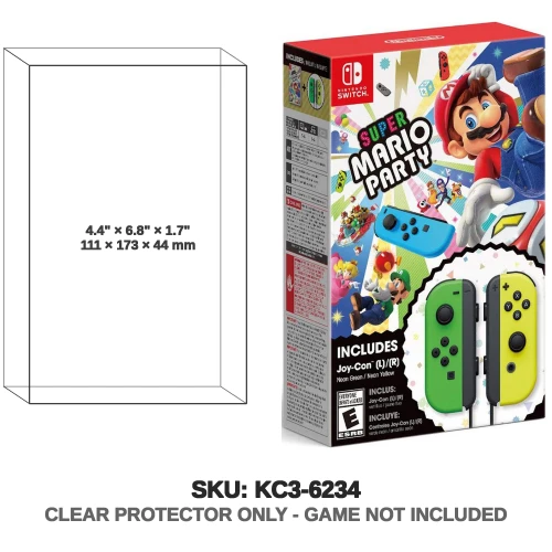 Super Mario Party Neon Green Yellow Joy-Con Bundle Switch